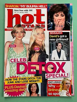 HOT STARS Mag 15-January-2005 Darius Danesh Sophie Ellis Bextor Davina McCall UK • £14.99