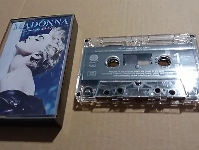 Madonna True Blue Cassette Tape Album 1986 Europe Sire WX54C • $7.47
