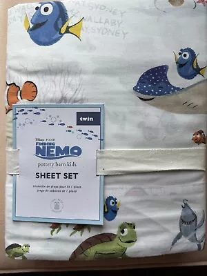 NWT Pottery Barn Kids Finding Nemo Twin Sheet Sets  • $29.99