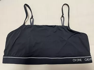 BNWT CK ONE Calvin Klein Black Lycra Bralette • £17.99