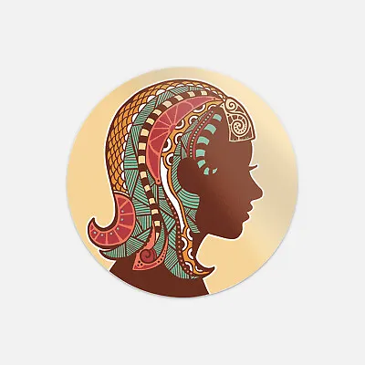 Virgo Zodiac Sign Ornament Vinyl Sticker Decal • $2.75