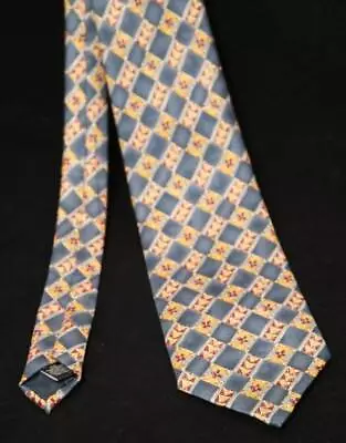 St Michael From Marks & Spencer Silk Tie Men's Necktie Blue Red Yellow Diamond • $12.97