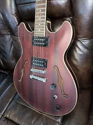 Ibanez Artcore AS53  Semi Hollow Electric Guitar Tobacco Flat   NEAR MINT • $153.50