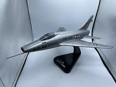 1/100 North American Aviation Mahogany F-100d Super Sabre Usaf Airplane Model • $23.50