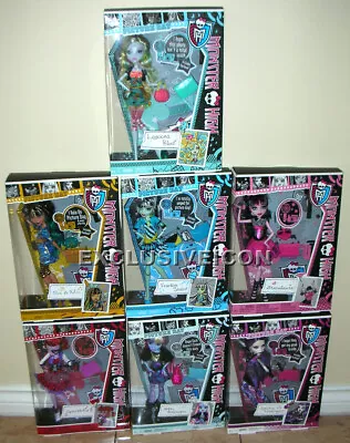 Monster High Picture Day Set Lagoona Draculaura Cleo Frankie Operetta Spectra Ab • $599.99