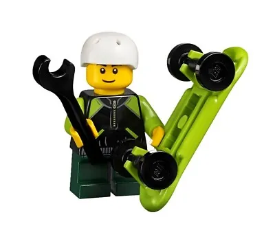 £4.99 • Buy Genuine Lego City Minifigure - Young Little Skateboarder Guy - From 45022