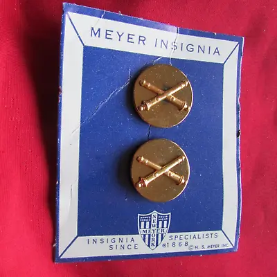 US Army  ARTILLERY Enlisted Insignia Collar Lapel Disc Pins-Vietnam-Cold War Era • $4.99