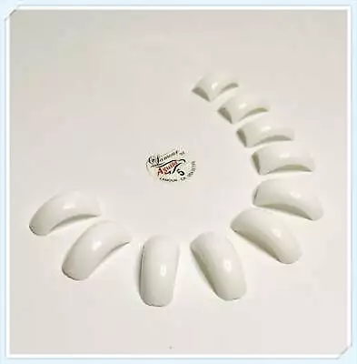 Lamour Aguila Curve White Tips - 500ct Each Size - (CHOOSE FROM SIZE 0-10) • $11.99