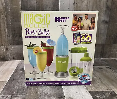 Magic Bullet Party Bullet 18 Piece Drink Mixing Mixer Blender Kit Mixology NEW • $32.99