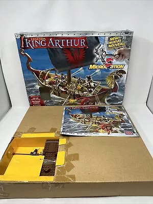 MEGA BLOKS Legends King Arthur Attack Action Warship Building Set 96120 176 Pcs • $132