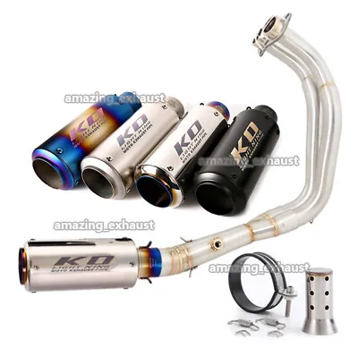 For Yamaha YZF R7 XSR700 MT07 2022 2023 Full System Header Pipe Exhaust Mufflers • $208.22