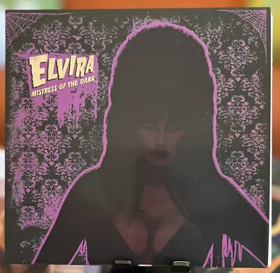 ELVIRA Mistress Of The Dark 2 Big Pumpkins Third Man Heat Reactive Purple 7  • $40