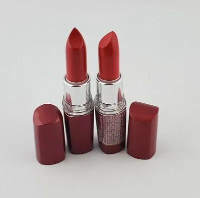 (2) Maybelline MOISTURE EXTREME Lipstick E190 Royal Red Discontinued *READ • $10.29