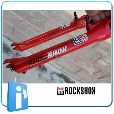 £136.55 • Buy Fork MTB Rock Shox Judy TT - 26   V-Brake 1 1/8   Red Retro Old School