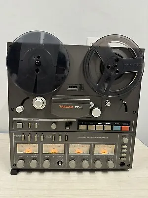 TASCAM 22-4  Reel To Reel 4 Track Tape Recorder Not Fully Tested-Sold As Repair- • $400