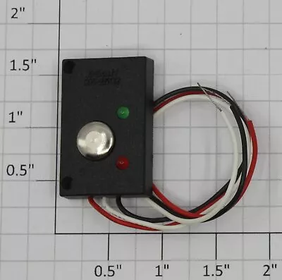 Z-Stuff DZ-2502 O Gauge One Button Switch With Red And Green LEDs • $4