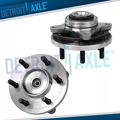 4WD Front Wheel Bearings And Hubs For 2015 2016 2017 Ford F-150 6 Lugs W/ ABS • $221.03