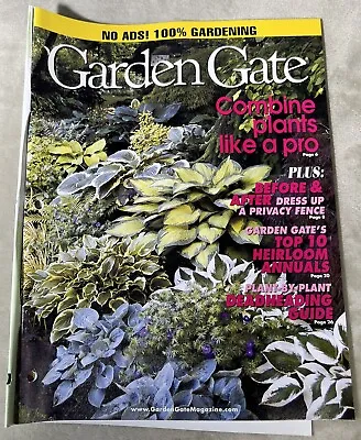 Garden Gate Magazine 2005 Combine Plants Like A Pro Heirloom Dress Up Fence • $16.32