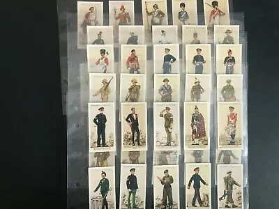 Cigarette Cards Uniforms Of The Territorial Army Full Set 1939 • £9.99