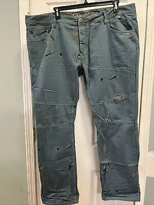 A. Tiziano Men Size 46 Original Series No 08 Paint Splatter Button Fly Jeans • $29