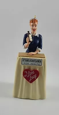 Halmk. Xmas. Ornament 2001 I Love Lucy Does A Tv  Commercial Vitameat  A Vegamin • $10.99