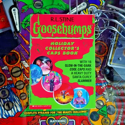 R.L. Stine Goosebumps Holiday Collector’s Caps Book - 1995 Softcover • $22