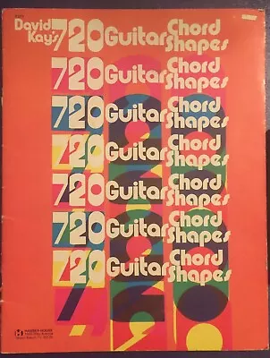 David Kay's 720 Guitars Chord Shapes Hansen House Soft Cover 25 Pages • $22.21