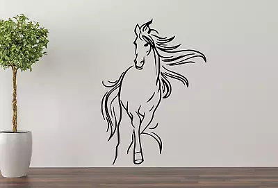£9.99 • Buy Beautiful Horse Animal Vinyl Wall Decal Art Sticker Home Decor Crafts A42