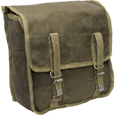 Polish Army Bread Bag Canvas Webbing Side Messenger Bag Pannier Satchel Fishing • £7.99