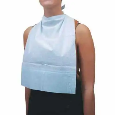 £12.02 • Buy Pack Of 125 Adult Disposable Feeding Bibs Adult Special Need Aid