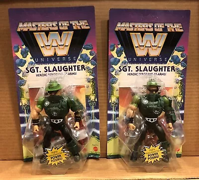 Mattel MOTU Masters Of The WWE Universe Wave 7 Sergeant-At-Arms Sgt. Slaughter • $46