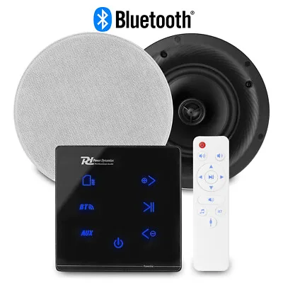 Bluetooth Ceiling Speaker Set - 2x FCS5 5  And A50B Home Audio Music System • £170