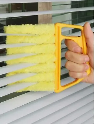 1pc Brush Louver Venetian Blind Cleaner Washable Easy Cleaning Duster Microfibre • £4.15