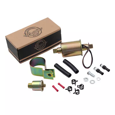 Universal 6 Volt Carbureted Electric Fuel Pump Inline W/ Installation Kit E8011 • $32.40