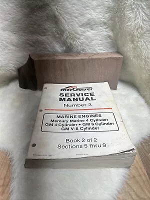 90-95693 1085 MerCruiser Service Repair Manual 3 GM Marine Engines Book 2 • $22.95