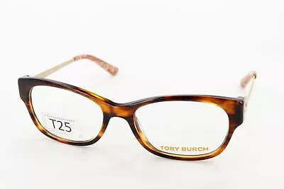 TORY BURCH TY2035 1212 In Tortoise 50-16-135 Eyeglass Frames Flex Hinges T25 • $49.99