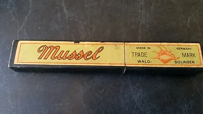 Vintage Mussel Straight Razor Made In Germany By Solingen Shaving Barbershop • $73.84