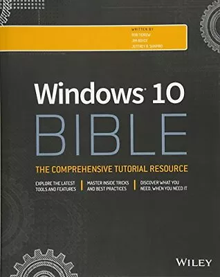 Windows 10 Bible Shapiro Jeffrey R. • $21.84