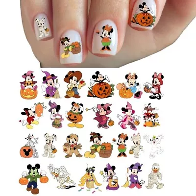 Mickey Mouse Assorted Halloween Water Transfer Nail Stickers • $2.25