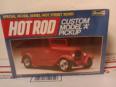 Revell Hot Rod Ford Model A Pickup Truck 1/25 Scale Model Kit NOS 1996 Sealed • $23.99