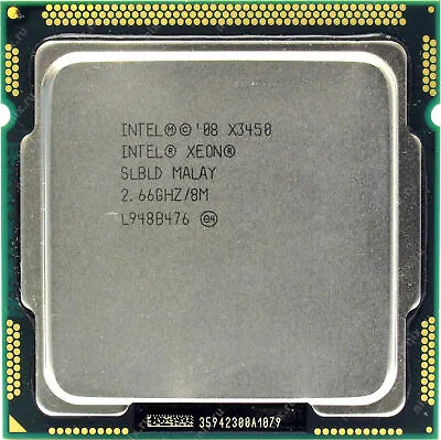 Intel® Xeon® Processor X3450 2.5 GT/s 2.66GHz SLBLD LGA1156 CPU LIKE I7 860 • $9.99