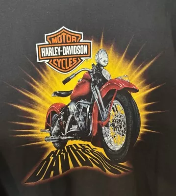 Vintage Harley Davidson Motorcycle T-Shirt Size XL • $27