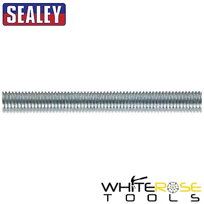 £17.05 • Buy Sealey M6 To M24 Studding Threaded Rod Bar Zinc Plated High Tensile 8.8 Steel