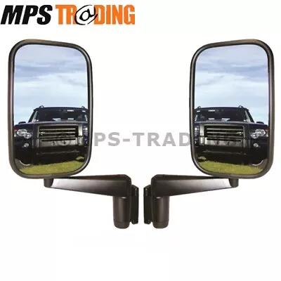 Land Rover Series 3 1971-1985 Standard Door Mirrors Head And Arm 2x MTC5217 • $89.10