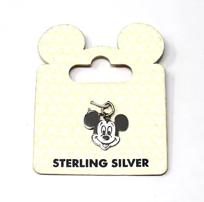 Disney Mickey Mouse Happy Sterling Silver .925 Charm Authentic Disney Theme Park • $11.95