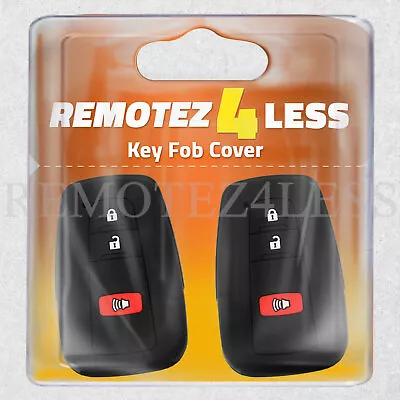 2 Key Fob Cover For 2018 2019 Toyota CH-R Remote Case Rubber Skin Jacket • $9.95