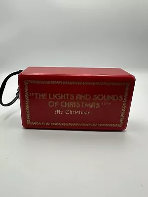 Vintage Mr Christmas “THE LIGHTS AND SOUNDS OF CHRISTMAS” Music Box Model 121 • $19.99