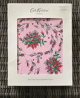 Cath Kidston Forever Rose King  Duvet Cover And Pair Of Pillowcases • £58