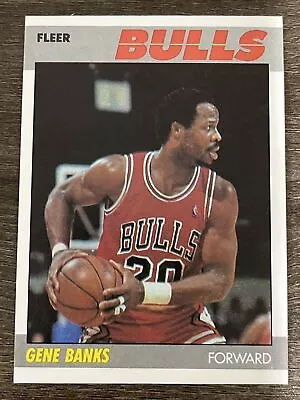 Gene Banks 1987 Chicago Bulls 87-88 Fleer Basketball Nba #8/132 Nrmt-mint Sharp • $1.50