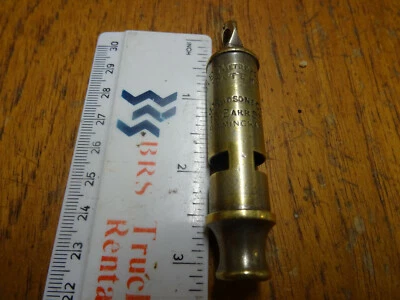 £100 • Buy VINTAGE J.HUDSON CO 13 BARR ST BIRMINGHAM PATENT C1888 WHISTLE  